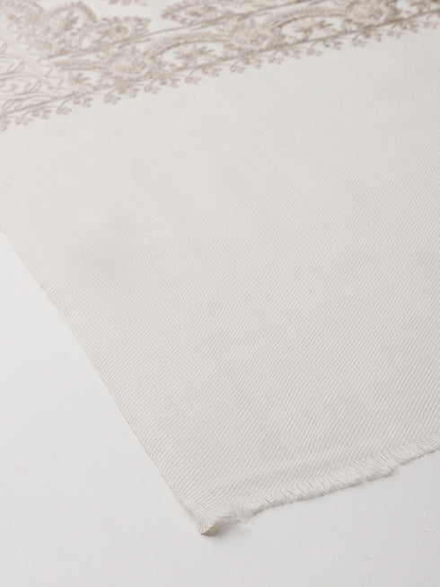 Women's Aari Embroidered Wool Shawl